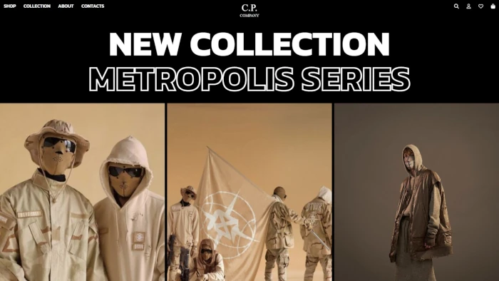 aperçu du site web Metropolis Series